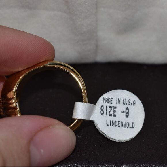 Lindenwold 14K Gold Plated Ring Size9 - Picture 5 of 6